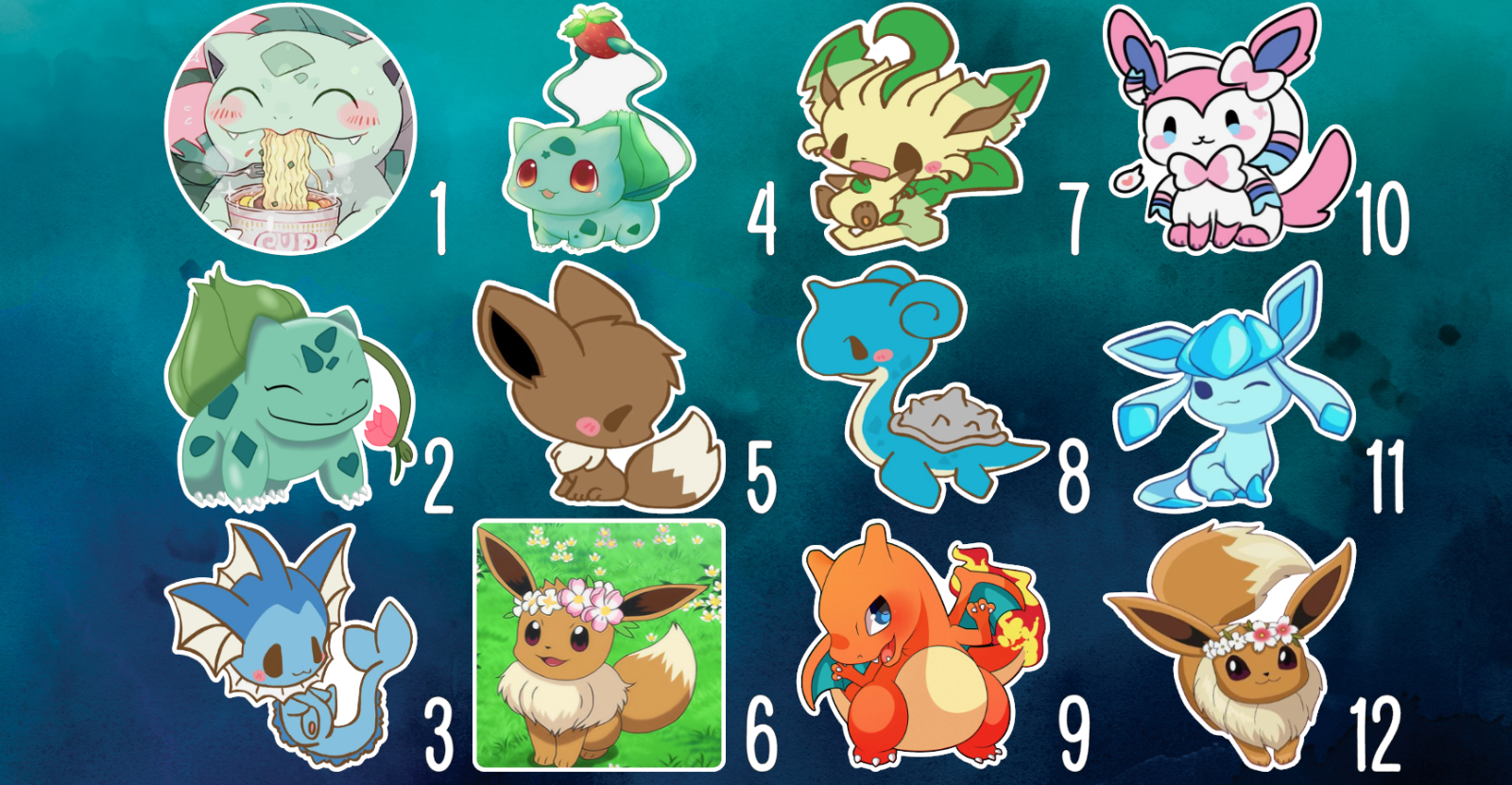 Cute Eevee Pokemon Sticker - Free Pokemon PNG Stickers