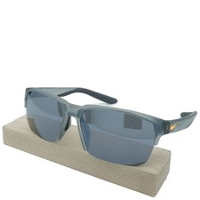 Nike Mens Maverick Free Sunglasses, Grey w/ Silver Flash