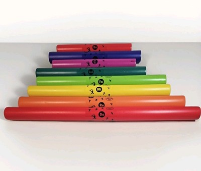 BOOMWHACKERS C Major Diatonic Scale Set Music Therapy Percussion Tubes Education