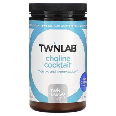 2 X  Twinlab, Choline Cocktail�, 13.4 oz (380 g)-Worldwide