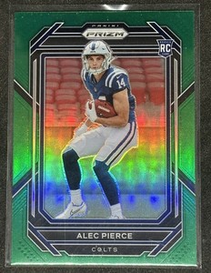 Alec Pierce 2022 Panini Prizm #330 Indianapolis Colts RC Rookie Green 🟢