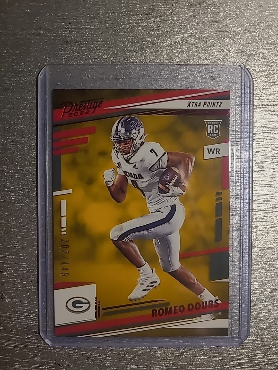 2022 Panini Prestige - Rookies Romeo Doubs #329 Xtra Points Red /449 (RC)