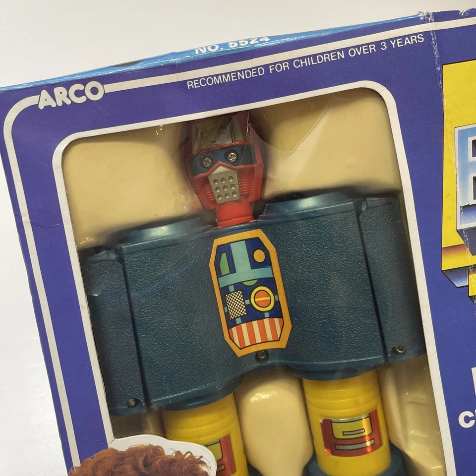 Arco Gobots Go Bots 1985 binoculares robot figura de acción transformador caja de juguetes 5524 Foto 2 de 4