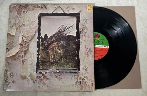 Led Zeppelin IV Vinyl LP Record 1971 Atlantic VG To VG+