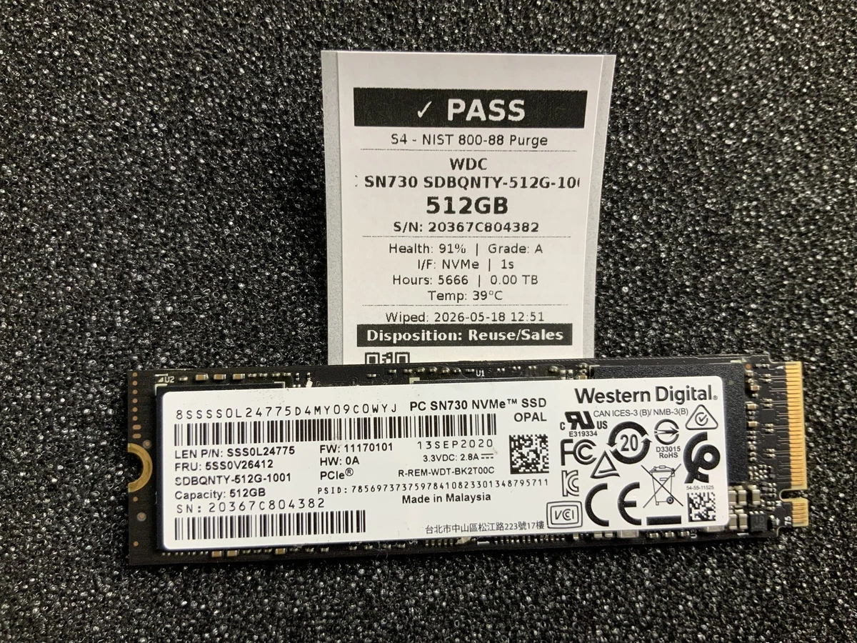 Western Digital M.2 Interface 512 GB Solid State Drives for sale
