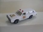 Vintage Matchbox Superfast - 1971 Mercury Police Car #55