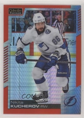 2020-21 O-Pee-Chee Platinum Red Prism 164/199 Nikita Kucherov #3 0i47