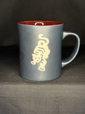 2012 Starbucks Sumatra Tiger Coffee Cup Mug Matte Black Burgundy 16oz T1896