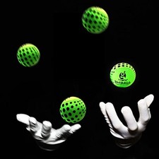 4 Pieces Washable Juggling Balls for Beginners, Green Soft Juggling Ball Set ...