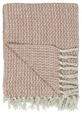 Decke Plaid Kuscheldecke Wohndecke Creme Rose 130x160cm Ib Laursen 6510-86