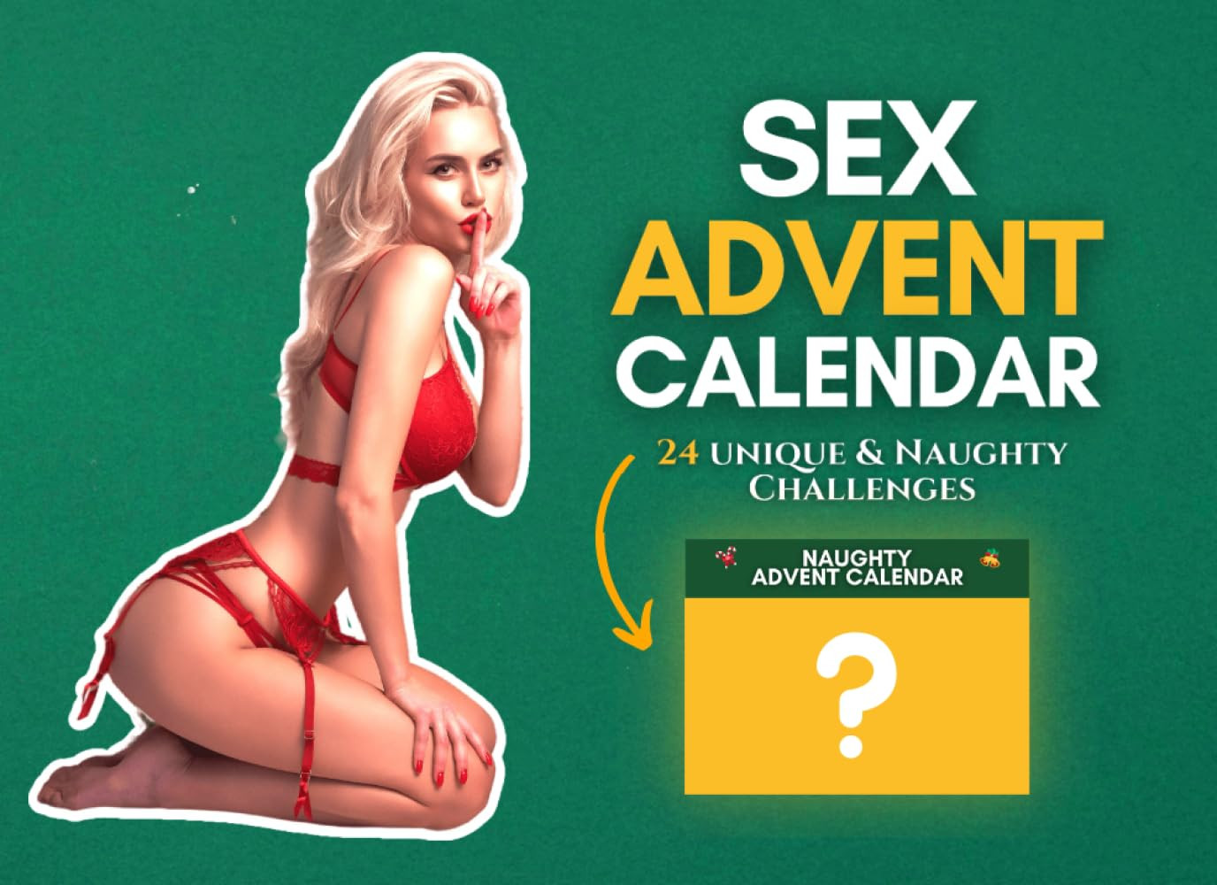 Calendario de Adviento Sexual - 24 Desafíos Únicos y Traviesos: Condimenta el Tiempo de Navidad con