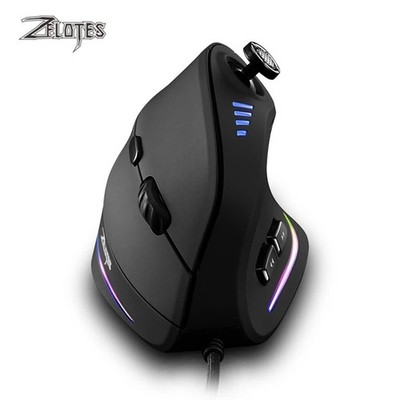 ZELOTES C18 Upright Mouse 11 Tasten Optische Maus 10000DPI Unterstützung Programmierung Comf