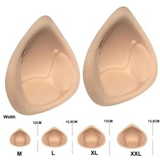 1 Pair Intimates Accessories Women Sponge Foam Bra Pads Insert Push Up Chest