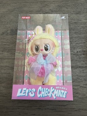 100% Authentic Popmart Labubu Let's Checkmate The Monsters Hanging Plush 