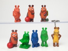 HEIMO ---  Sendung mit der Maus  Rohlinge  + Anhänger ---  8 Figuren 80er Jahre