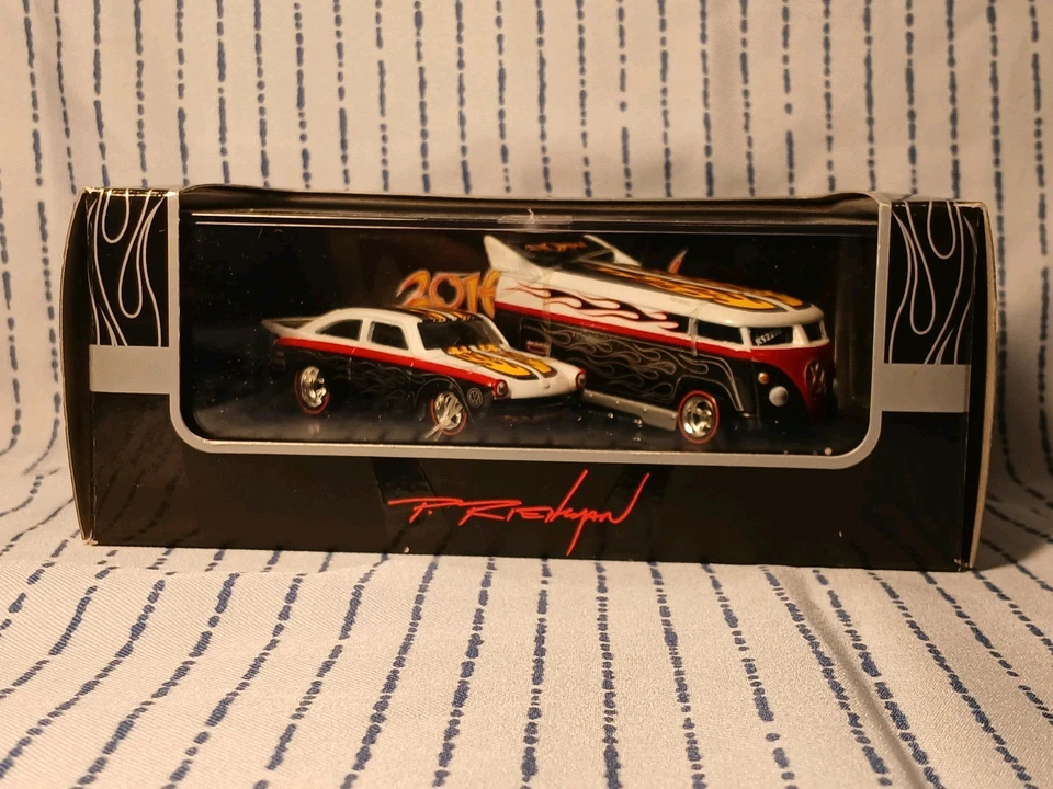 Autobús de arrastre Hot Wheels Japón Phils Speed Shop Riehlman blanco VW FASTBACK #159/1500 Foto 2 de 4