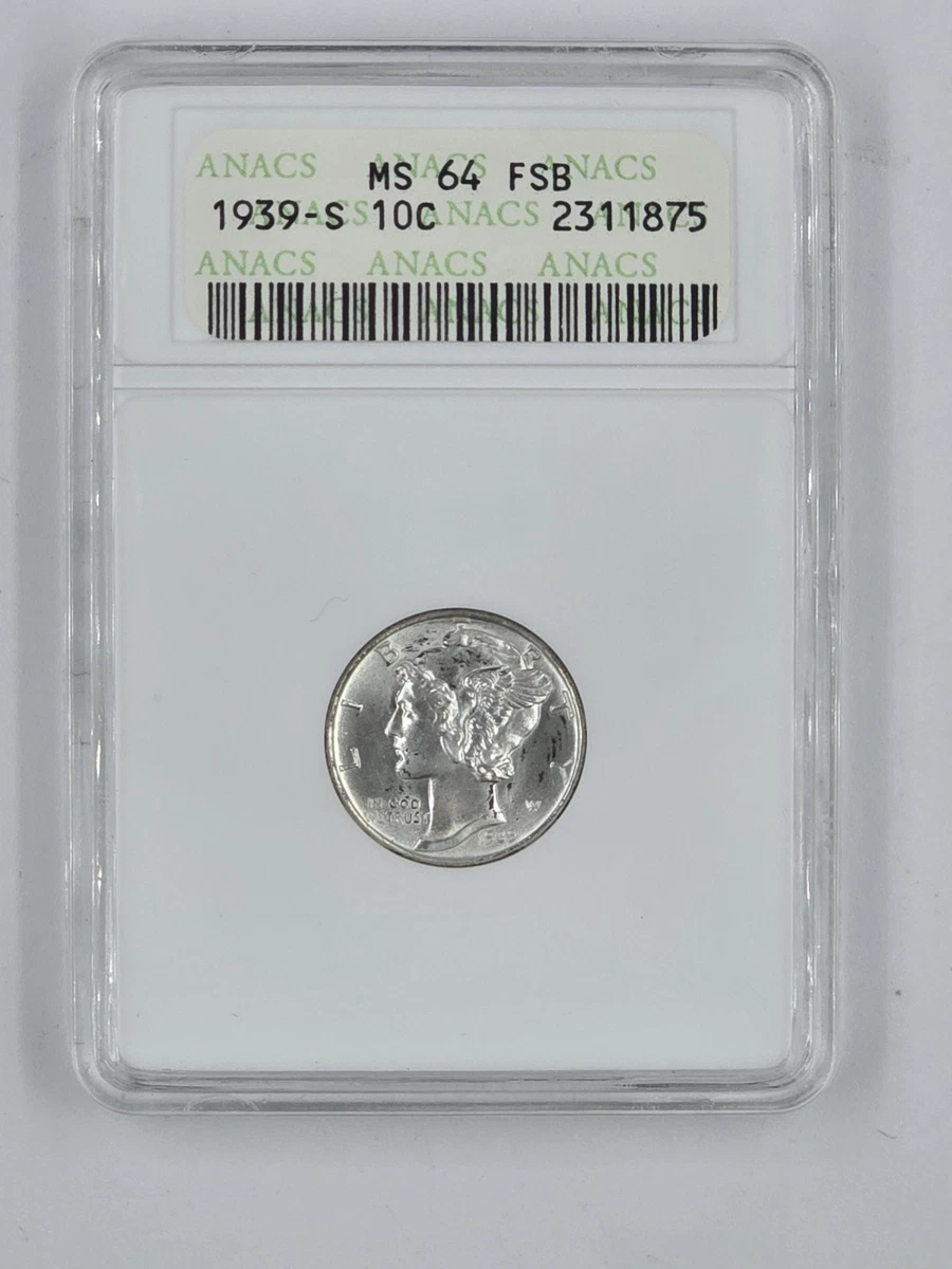 San Francisco 1939 Year Mercury Dimes (1916-1945) for sale | eBay