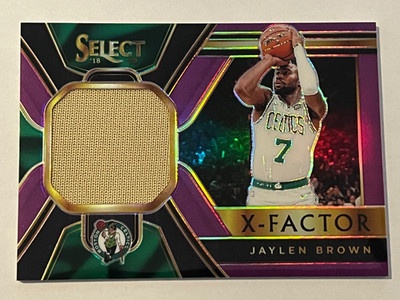 2018-19 Panini Select Jaylen Brown X-Fractor Prizm /99