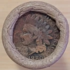 OLD BANK ROLL~UNSEARCHED~INDIAN HEAD END 1880-VG+ (Tough Date) & 1890 VG+