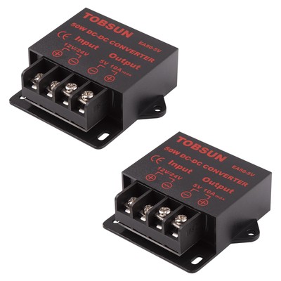 12v to 5v Converter - DC 12V 24V to 5V 10A Step Down Converter Adapter DC Vol...