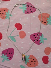 Charming Charlie Hot Dog Necklace 