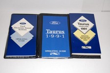 1991 FORD TAURUS ORIGINAL OWNERS MANUAL PLUS  LITERATURE AND CASE