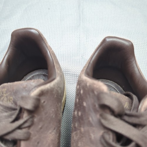 Nike Air Force 1 Trainers Mens UK 10.5 Brown Supreme Seamless Ostrich Premium LE - Picture 11 of 13