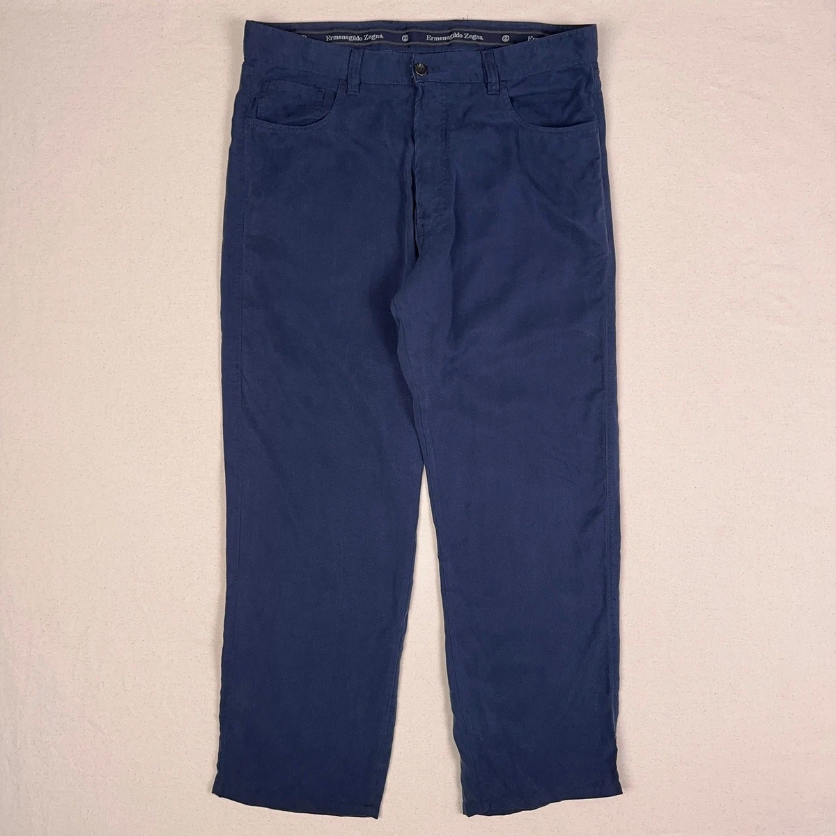 Ermenegildo Zegna Blue Regular Size Pants for Men for sale | eBay