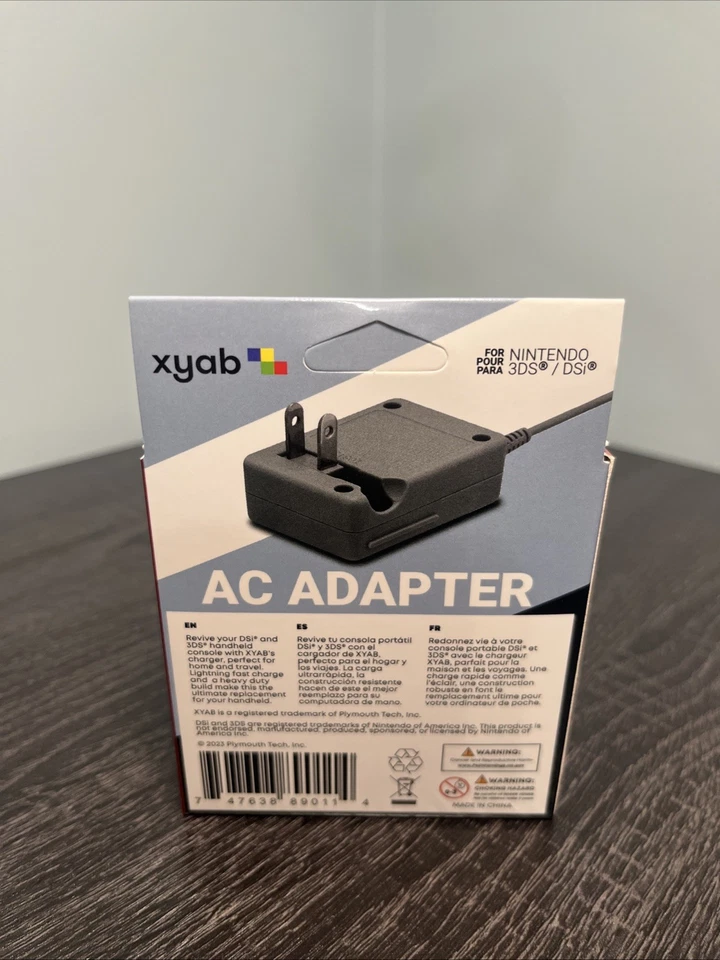 XYAB AC Power Adapter Charger Nintendo DSi / XL, 3DS / XL, New 3DS - Image 3 of 4