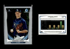 2014 Bowman Draft - Chrome - #CDP57 Cameron Varga - Tampa Bay Rays