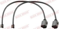 Vorderachse Quick Brake WS 0392 A Warnkontakt, Bremsbelagverschleiß FüR Audi,Por