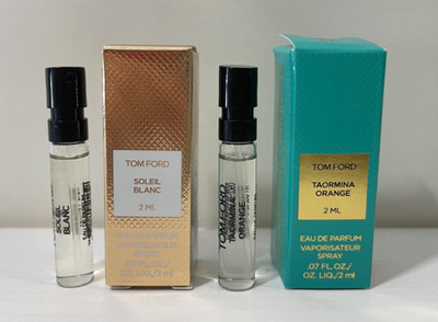 Tom Ford Taormina Orange & Soleil Blanc Eau de Parfum Sample Spray .07oz, 2ml