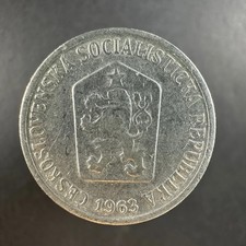1963 Czechoslovakia 10 Haleru Coin