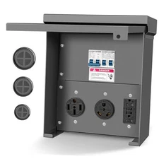 Temporary Power Outlet Panel,Rv Electrical Panel,50 30 20 amp rv 20 30 50 Amp