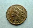 1905 Indian Head Cent US Penny Beautiful Coin