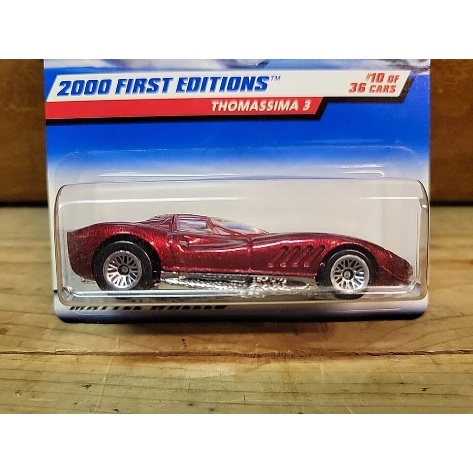 2000 Hot Wheels #070 первое издание 10/36 - Tomassima 3 - кружевное колесо - без темпа - Изображение 2 из 3