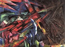 Fate of the Animals : 1913 : Franz Marc : Archival Art Print