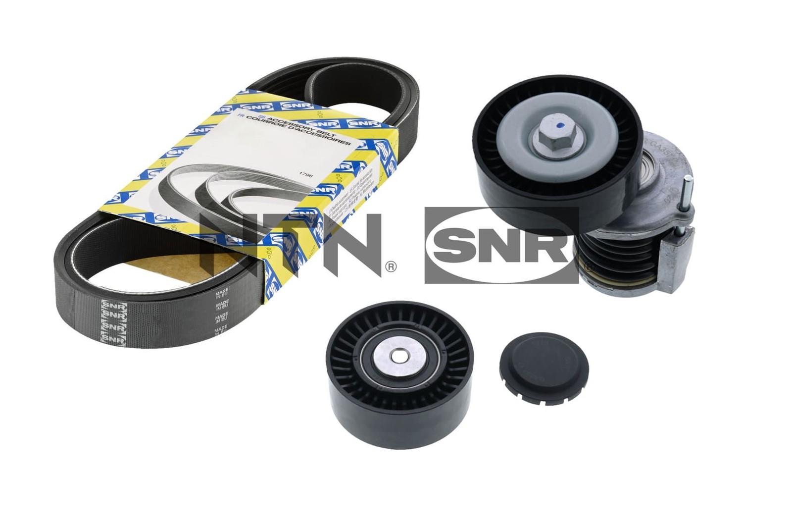 KA857.22 SNR V-ribbed belt kit for Audi, Seat
