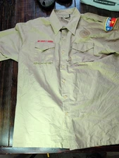 Boy Scout BSA Uniform Shirt Men’s XL Cotton/Poly Great Condition