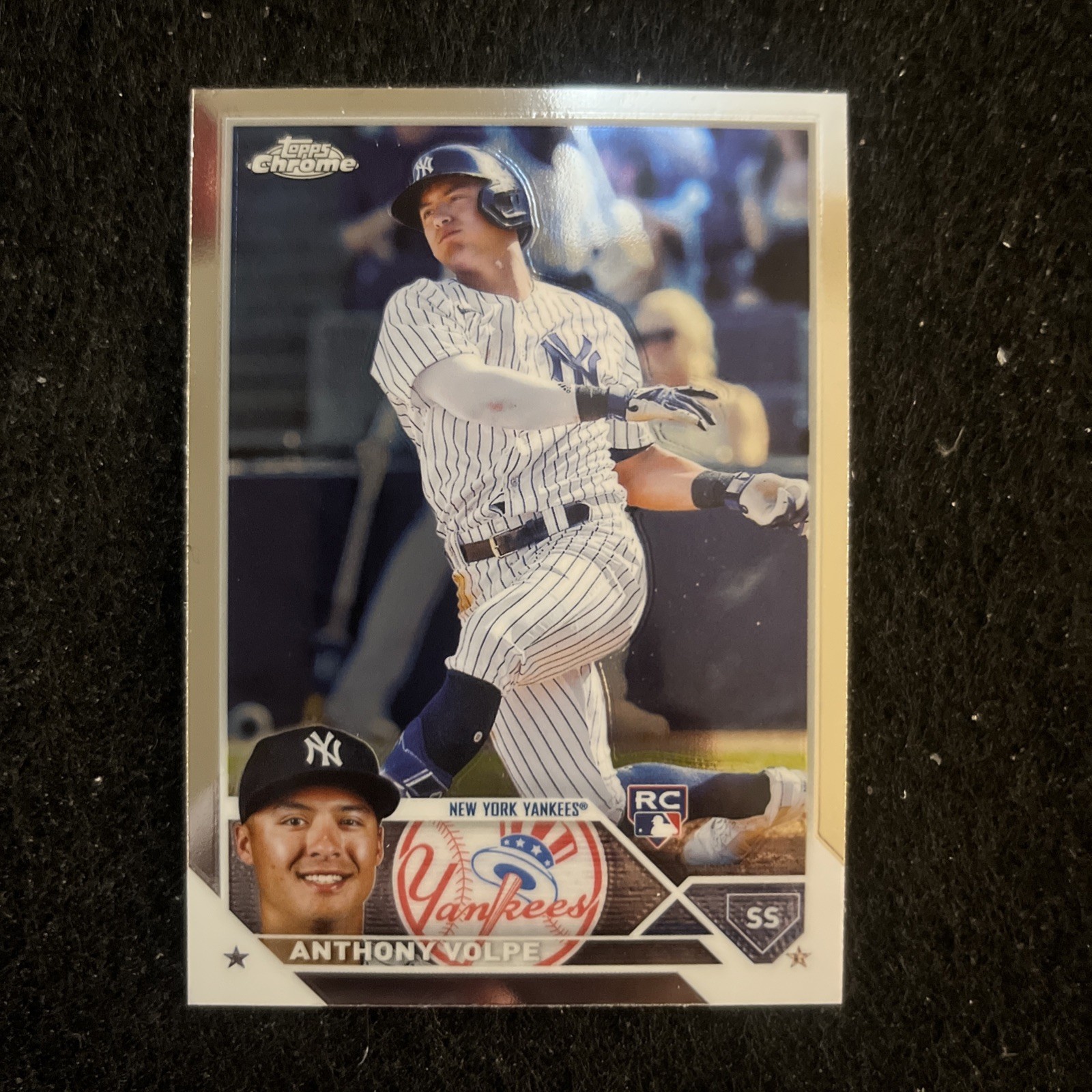 2023 Topps Chrome Anthony Volpe #4 Rookie New York Yankees