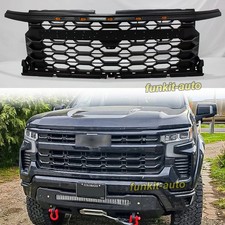 Front Grille For Chevrolet Chevy Silverado 1500 Bumper Grill Matte Black Wleds Front Grille For Chevrolet Chevy Silverado 1500 Bumper Grill Matte Black Wleds