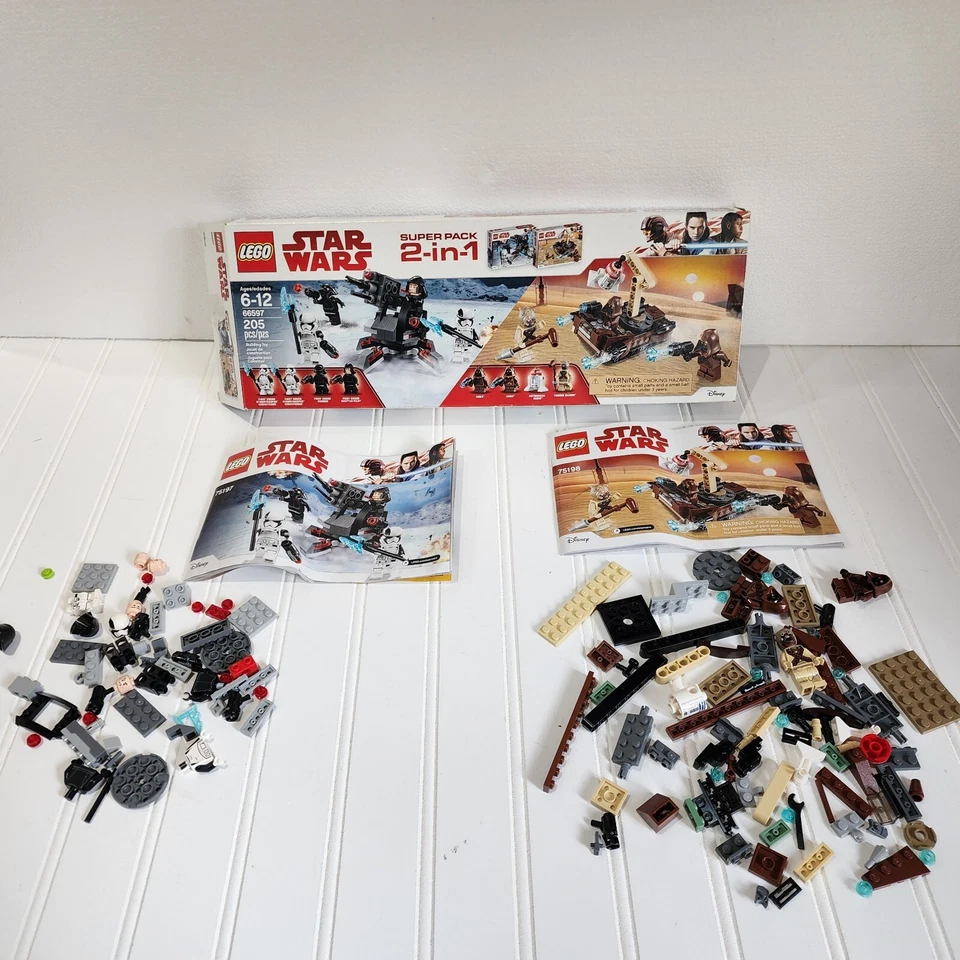 LEGO 66597 Star Wars Super Pack 2-in-1 RETIRED (Not complete) READ - Image 2 of 4