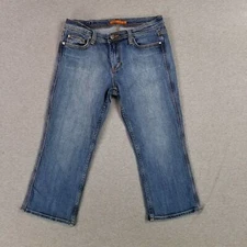 Vigoss Size 9/10 Crop Capri Jeans Cute Casual Quality Heavier Denim Retro