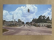 Postcard Keystone Heights Fl Florida Street View Old Classic Cars Vintage Pc Postcard Keystone Heights Fl Florida Street View Old Classic Cars Vintage Pc