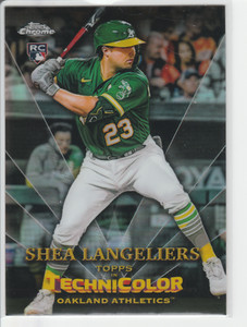 Shea Langeliers 2023 Topps Chrome Topps in Technicolor #TT-18 Rookie RC
