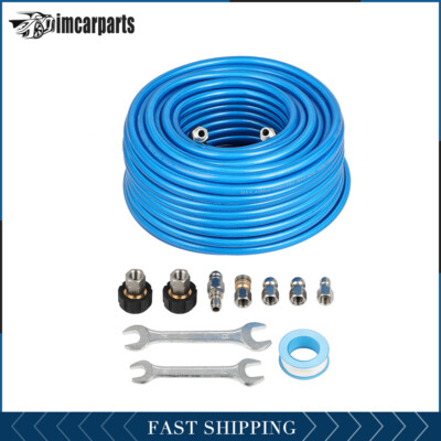 #ad 100ft Sewer Jet Kit for Pressure Washer 1 4quot; M NPT Drain Cleaner Hose 5800 PSI $55.25