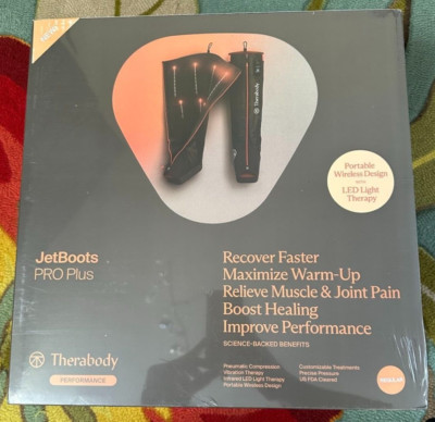 Therabody - Jetboots Pro Plus Recovery Boots Regular - Black BRAND NEW SEALED