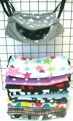 **32 DESIGNS* SQUARE *TWO TIER * HAMMOCK RAT,FERRET,GUINEA PIG BED,DEGU 12"X 12"