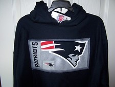 New England Patriots Blue Hooded Sweatshirt  Men's 2XL  New with Tags