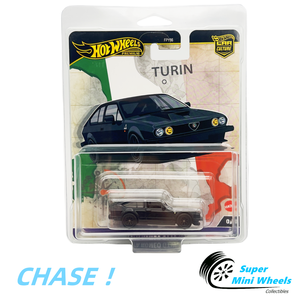 ホットウィール カーカルチャー　アルファロメオ　GTV6 3.0 チェイス ホットウィール カーカルチャー ワールドツアー アルファロメオ
